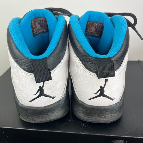 Air Jordan Retro 10 white/ powder blue/ black size 9.5 sneakers main image 9